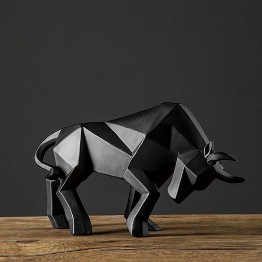 Polyresin Bull Figurine Home Decor